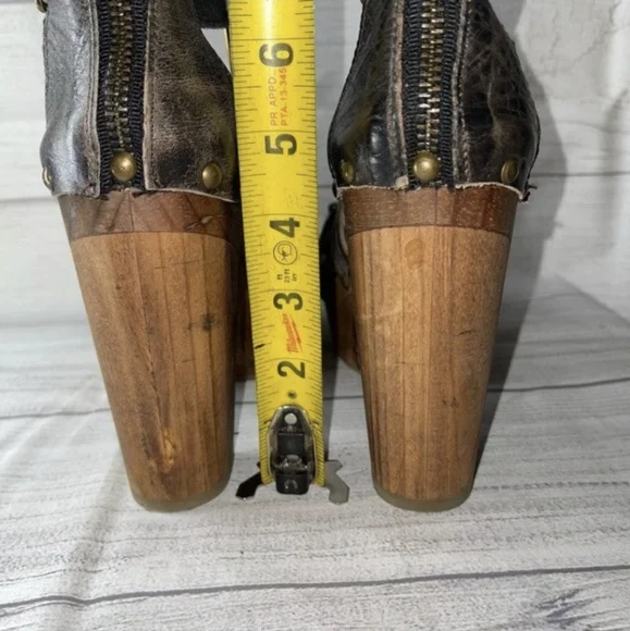 SOLD Bed Stu Mona Sandals sz 10 Rustic Black / Gray RARE VHTF in Box - Picture 5 of 11